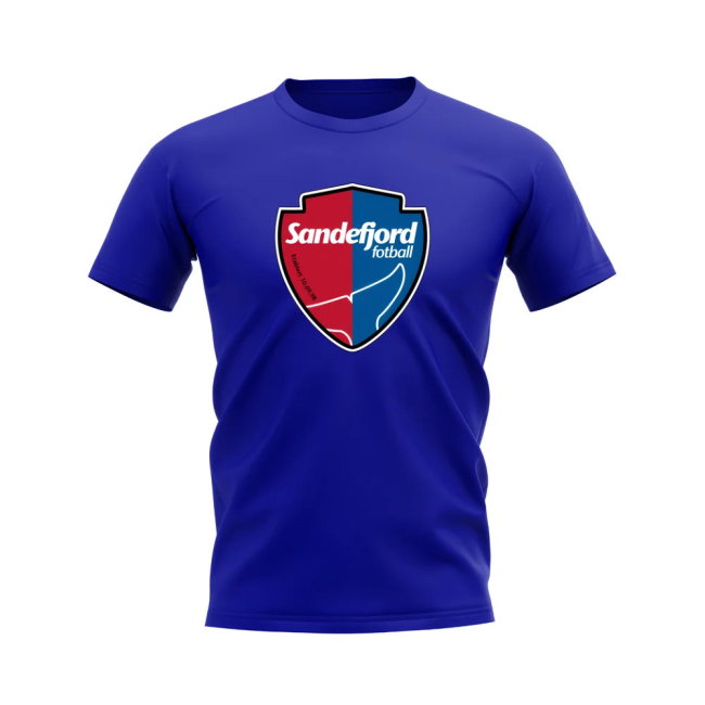 Sandefjord Badge T-shirt (Royal Blue)