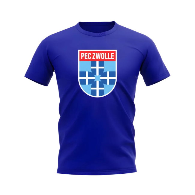 PEC Zwolle Badge T-shirt (Royal Blue)