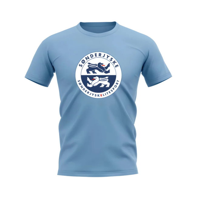 Sonderjyske Badge T-shirt (Sky)