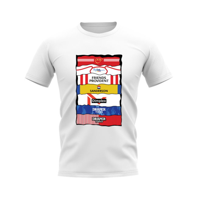 Southampton Sponsor History T-shirt (White)