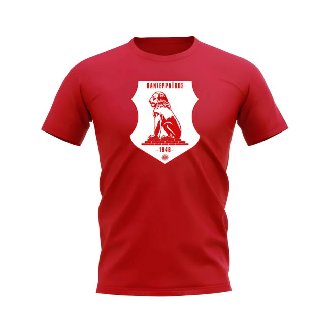 Panserraikos Badge T-shirt (Red)