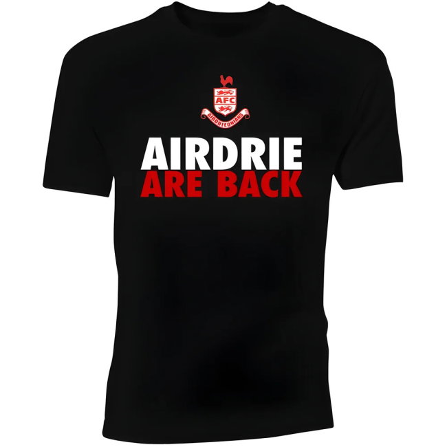Airdrie Are Back T-Shirt (Black)