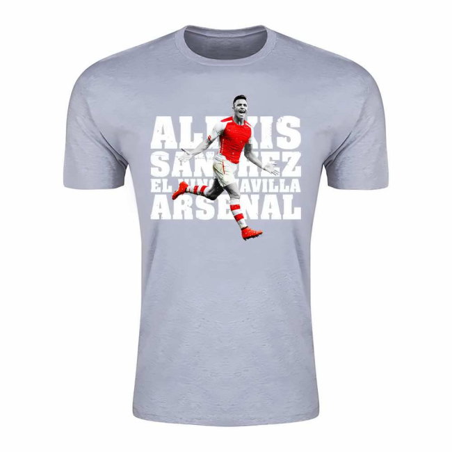 Alexis Sanchez Arsenal El Nino Maravilla T-Shirt (Grey) - Kids