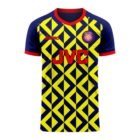 North London Reds 2023-2024 Away Concept Shirt (Libero) (Bergkamp 10)