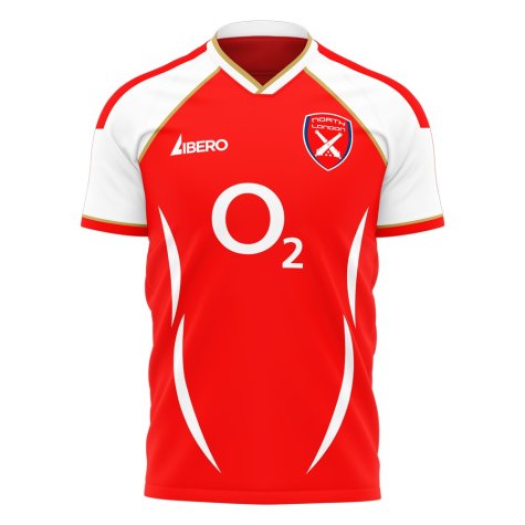 North London Reds 2006 Style Home Concept Shirt (Libero) (Your Name)