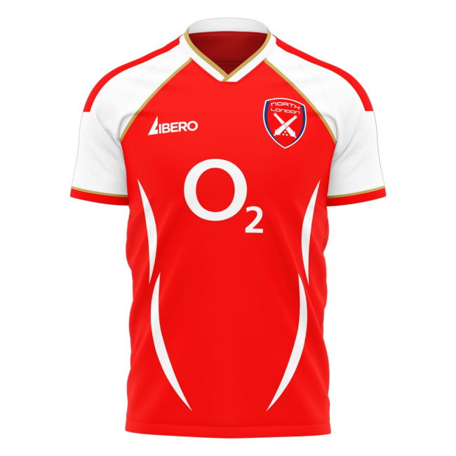 North London Reds 2006 Style Home Concept Shirt (Libero) (Rosicky 7)