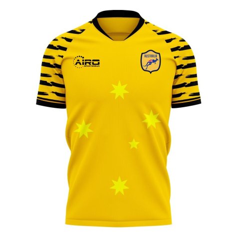Australia 2023-2024 Home Concept Football Kit (Libero) (LECKIE 7)