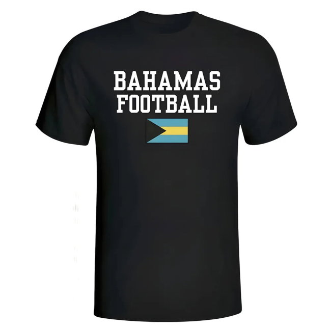 Bahamas Football T-Shirt - Black