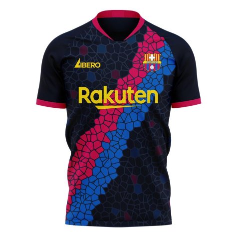 Catalonia 2022-2023 Away Concept Football Kit (Libero) (RAPHINHA 22)