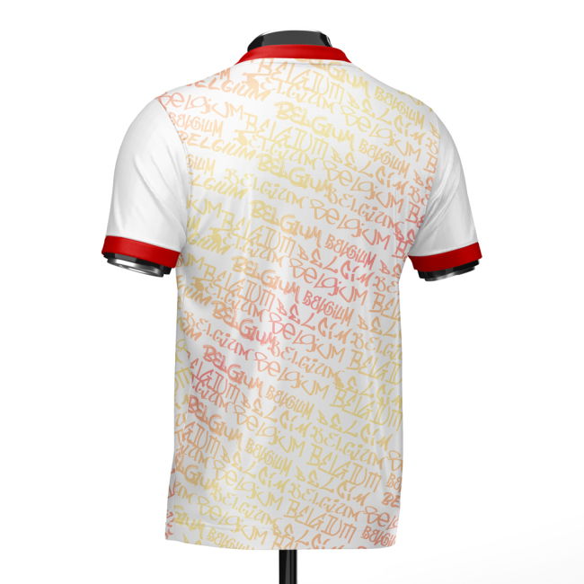 Belgium Heritage Football Jersey (Wolvate) Kids Short Sleeve