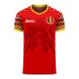 Belgium 2022-2023 Home Concept Football Kit (Libero) (T HAZARD 16)