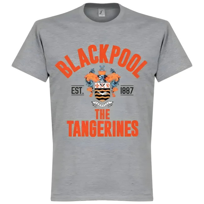 Blackpool Established T-Shirt - Grey
