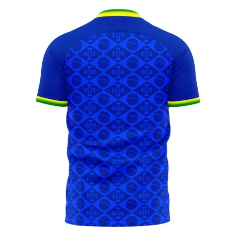 Brazil 2021-2022 Away Concept Football Kit (Fans Culture) (ARTHUR 8)