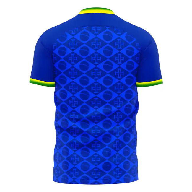 Brazil 2021-2022 Away Concept Football Kit (Fans Culture) (SOCRATES 8)