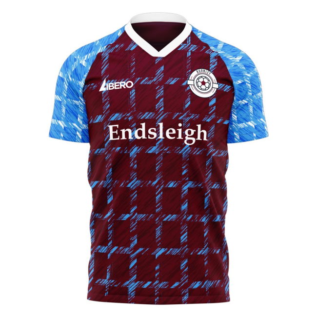 Burnley 2025-2026 Home Concept Football Kit (Libero) (Your Name)