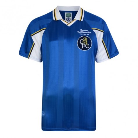 Score Draw Chelsea 1998 Home Shirt (Le Saux 14)