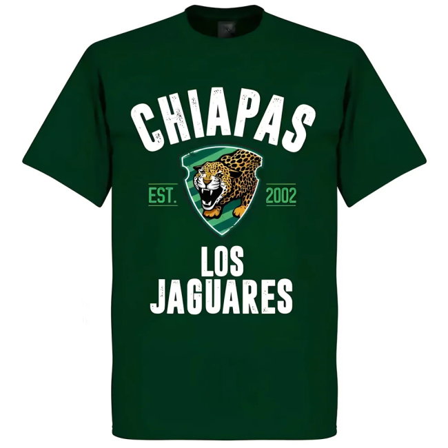 Chiapas Jaguares Established T-Shirt - Bottle Green