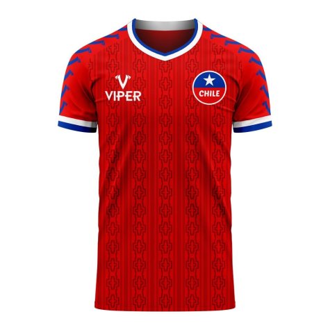 Chile 2024-2025 Home Concept Football Kit (Viper) (Your Name)