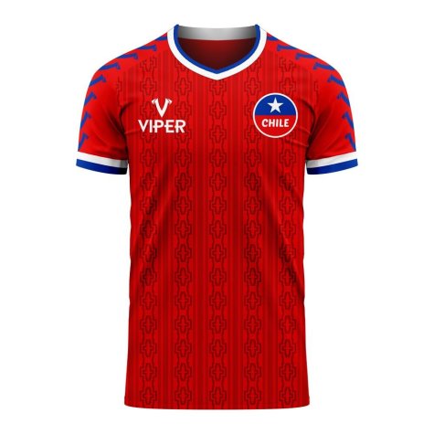 Chile 2022-2023 Home Concept Football Kit (Viper) (VIDAL 8)