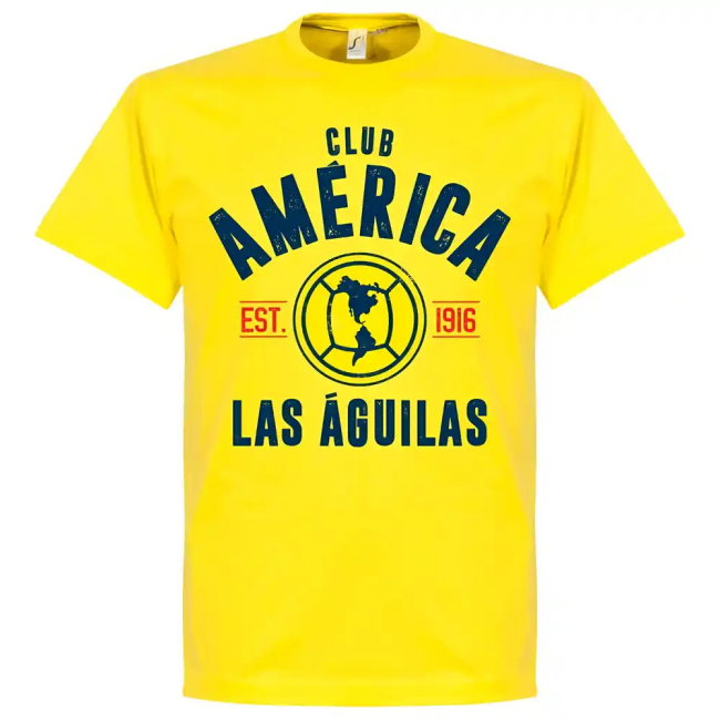 Club America Established T-Shirt - Yellow