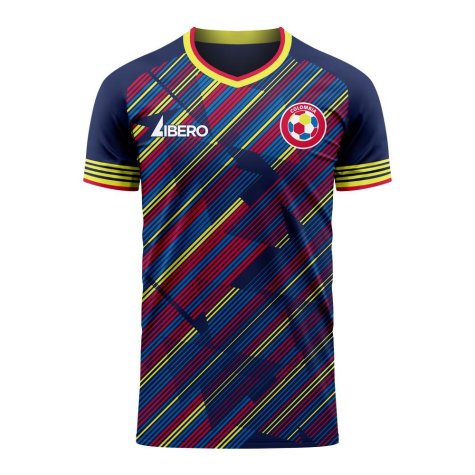 Colombia 2022-2023 Third Concept Football Kit (Libero) (BACCA 7)