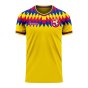 Colombia 2023-2024 Home Concept Football Kit (Libero) (ASPRILLA 11)