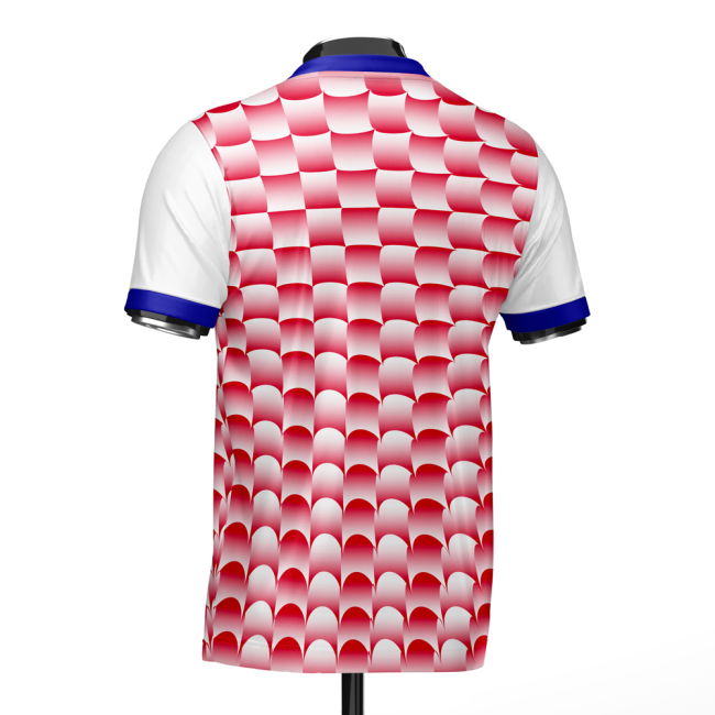Croatia Heritage Football Jersey Red (Wolvate) Kids Short Sleeve