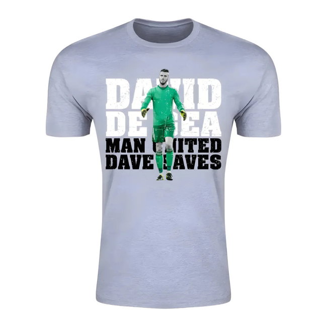 David De Gea Man United Goalkeeper T-Shirt (Grey)