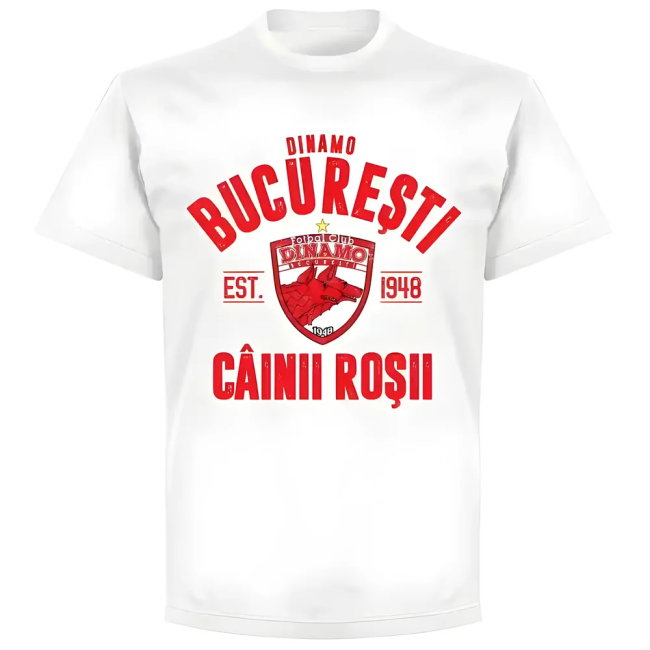 Dinamo Bucharest Established T-shirt - White
