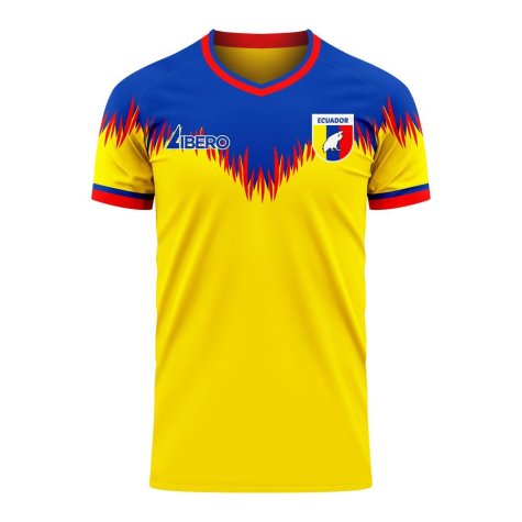 Ecuador 2023-2024 Home Concept Football Kit (Libero) (DELGADO 11)
