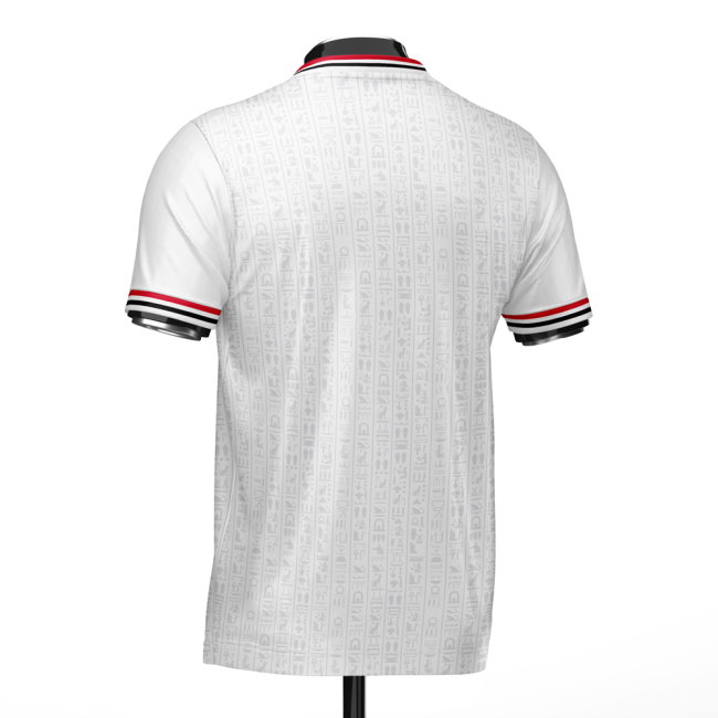 Egypt DNA White Concept Football Jersey (Wolvate) Adult Short Sleeve