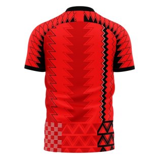 Egypt No17 Elneny Red Home Soccer Country Jersey