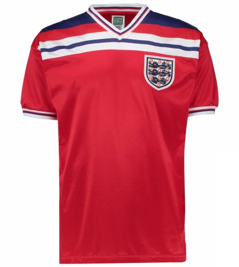 Score Draw England World Cup 1982 Away Shirt (Brooking 3)