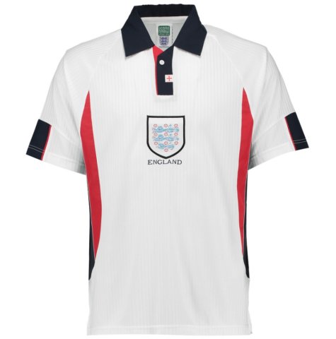 Score Draw England World Cup 1998 Home Shirt (Shearer 9)
