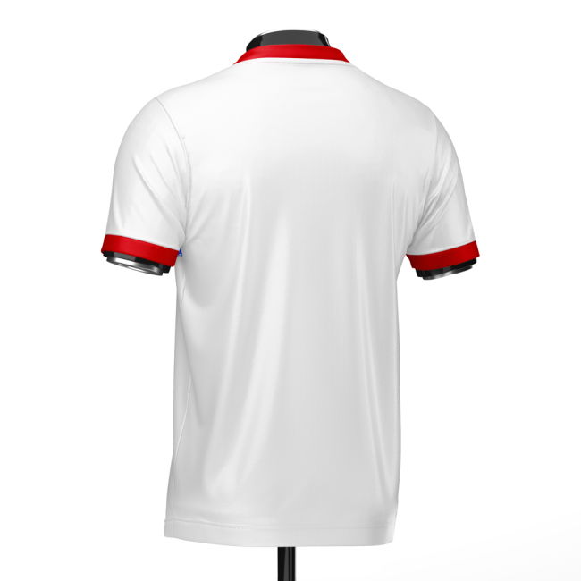 England Heritage Football Jersey White/Red (Wolvate) Adult Short Sleeve
