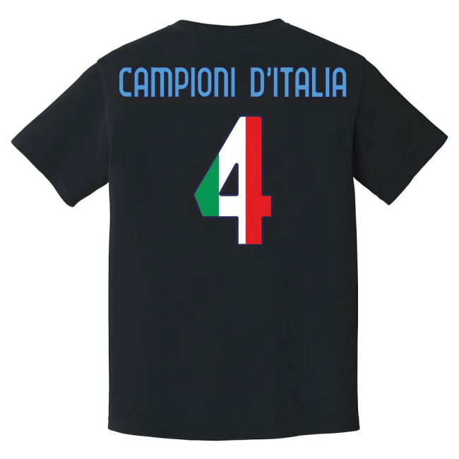 Forza Napoli Campioni T-Shirt (Black)