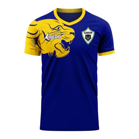 Gabon 2025-2026 Away Concept Football Kit (Libero) (BOUANGA 20)