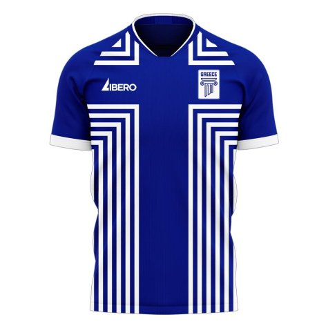 Greece 2023-2024 Away Concept Football Kit (Libero) (BAKASETAS 11)