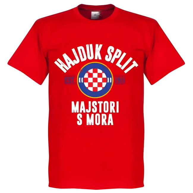 Hajduk Split Established T-Shirt - Red
