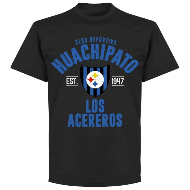 Huachipato Established T-Shirt - Black