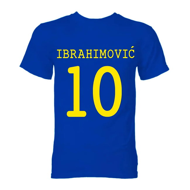 Zlatan Ibrahimovic Sweden Hero T-Shirt (Blue)