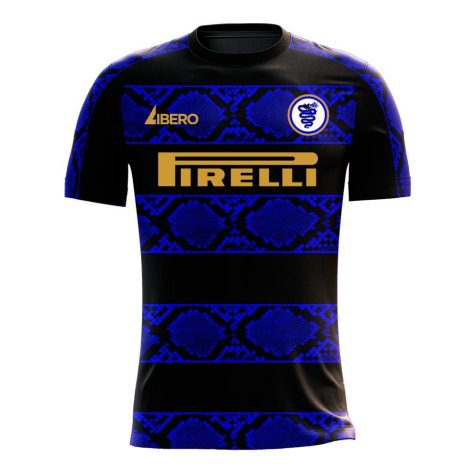 Nerazzurri Milan 2022-2023 Home Concept Football Kit (Libero) (J.ZANETTI 4)
