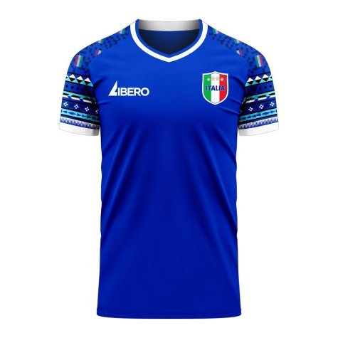 Italy 2025-2026 Home Concept Football Kit (Libero) (VIERI 9)