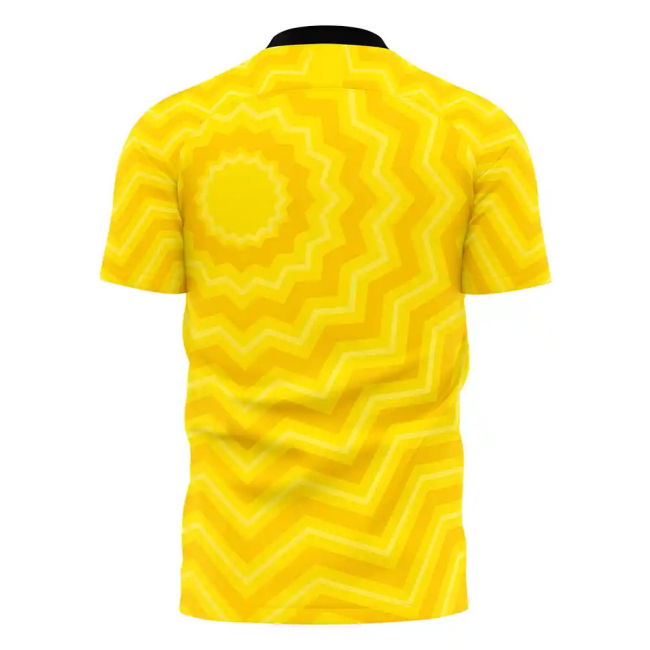 Al-Ittihad 2025-2026 Home Concept Football Kit (Libero) - Kids (Long Sleeve) (Benzema 9)