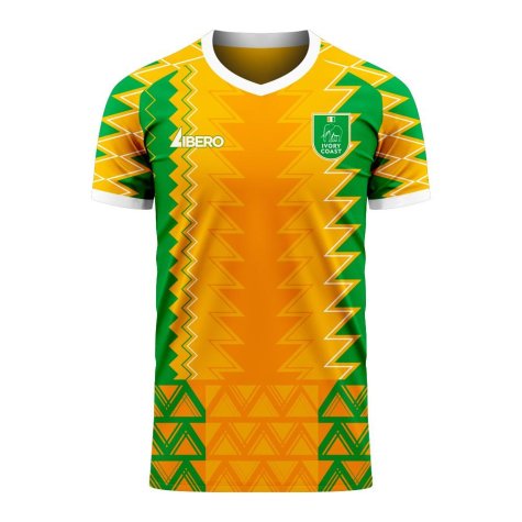 Ivory Coast 2022-2023 Home Concept Football Kit (Libero) (PEPE 18)