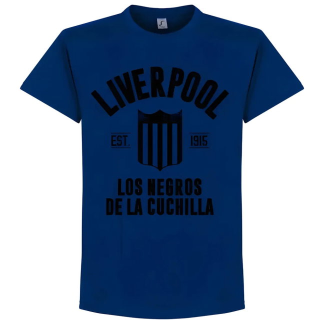 Liverpool Montevideo Established T-Shirt - Ultramarine