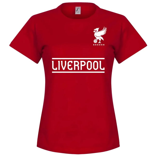 Liverpool Team Womens T-Shirt - Red