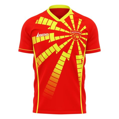 North Macedonia 2025-2026 Home Concept Shirt (Libero) (TRAJKOVSKI 9)