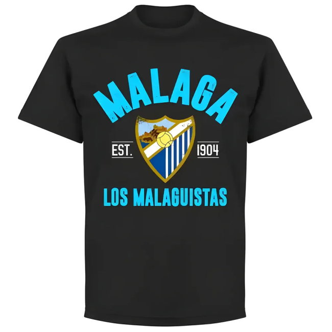 Malaga Established T-Shirt - Black
