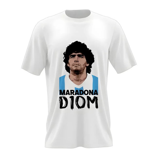 Diego Maradona D10M T-Shirt (White)